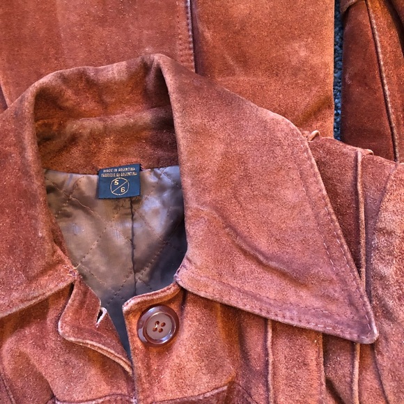 Vintage Brown Suede Jacket - Picture 7 of 8